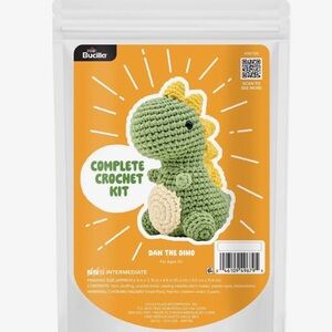 Bucilla Amigurumi Crochet Kit, Dan the Dino Plush | 5” new 🆕